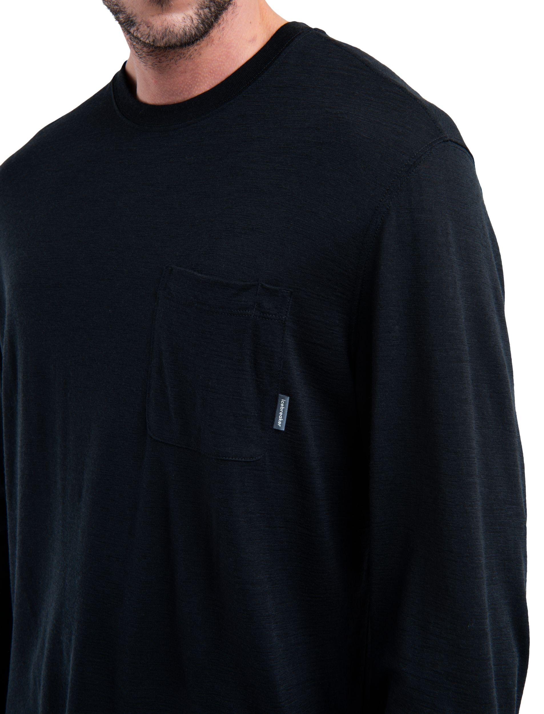 Icebreaker Men's 150 Tech Lite Relaxed Pocket Long Sleeve T Shirt