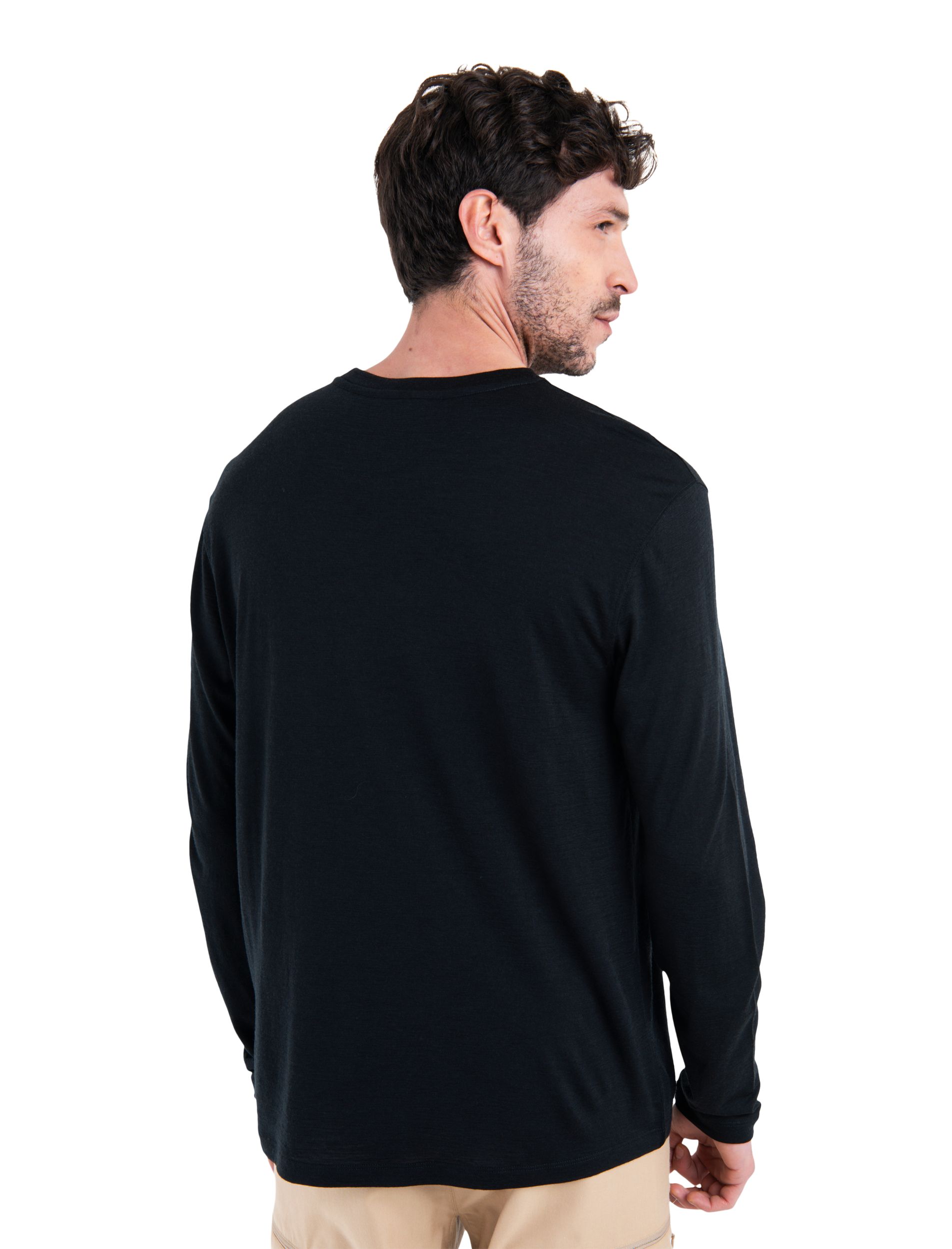 Icebreaker Men's 150 Tech Lite Relaxed Pocket Long Sleeve T Shirt