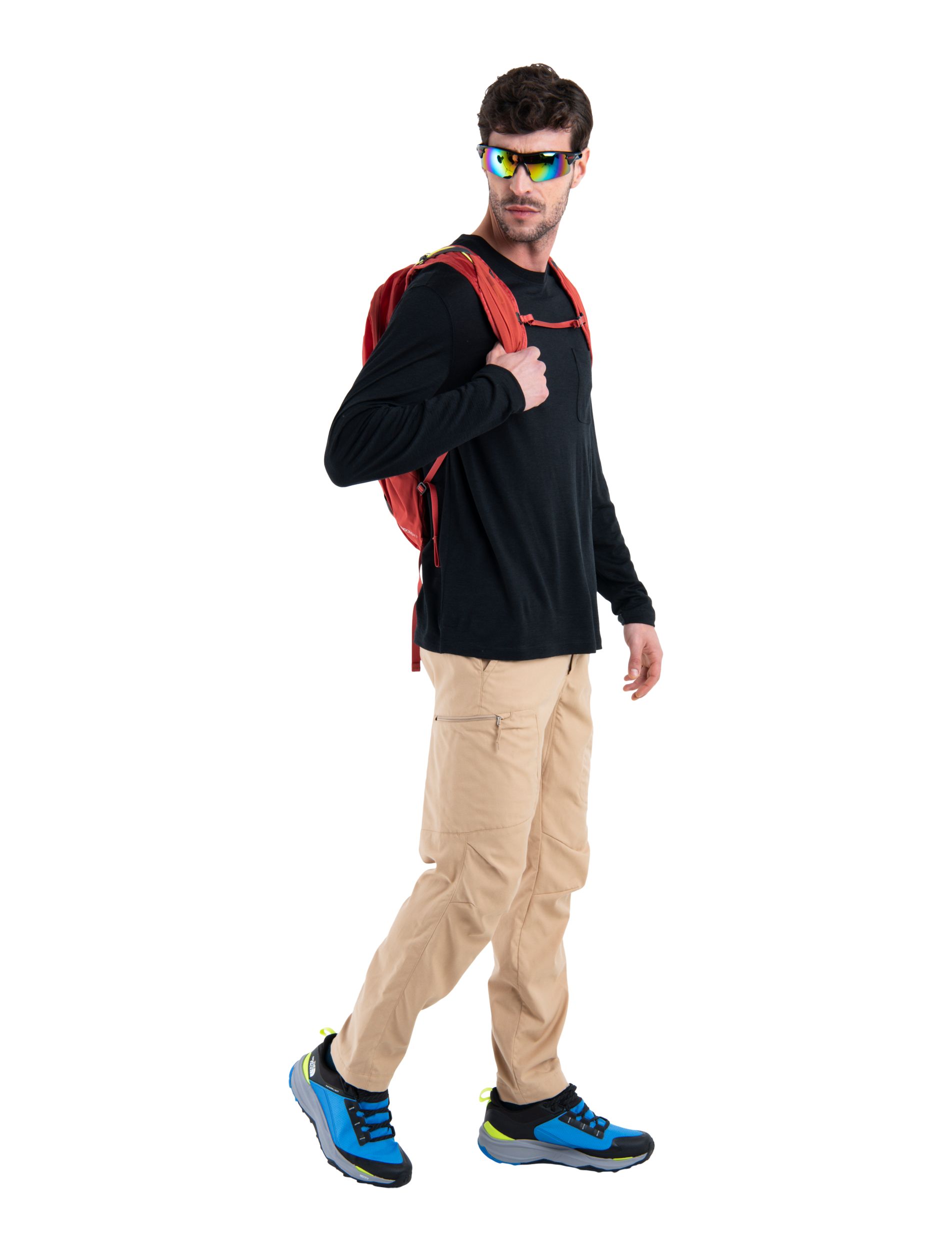 Icebreaker Men's 150 Tech Lite Relaxed Pocket Long Sleeve T Shirt