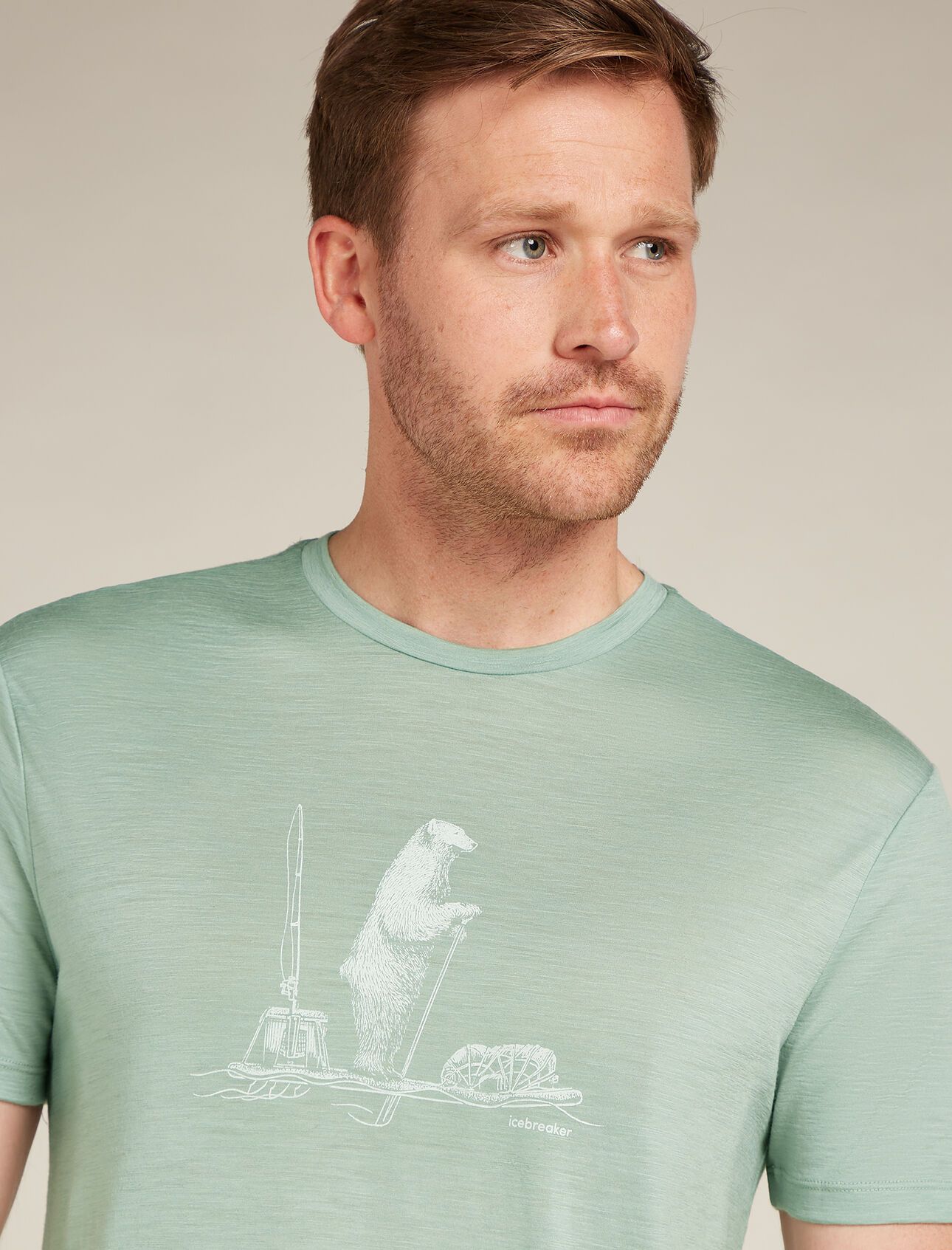 Icebreaker Men's 150 Tech Lite Polar Paddle T Shirt