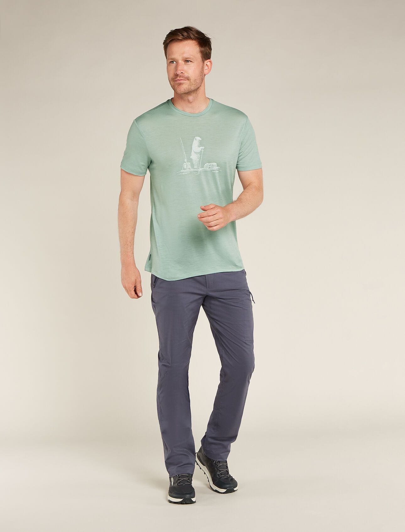 Icebreaker Men's 150 Tech Lite Polar Paddle T Shirt