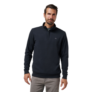 TravisMathew Men's Cloud 2.0 Quarter Zip Long Sleeve Polo Top
