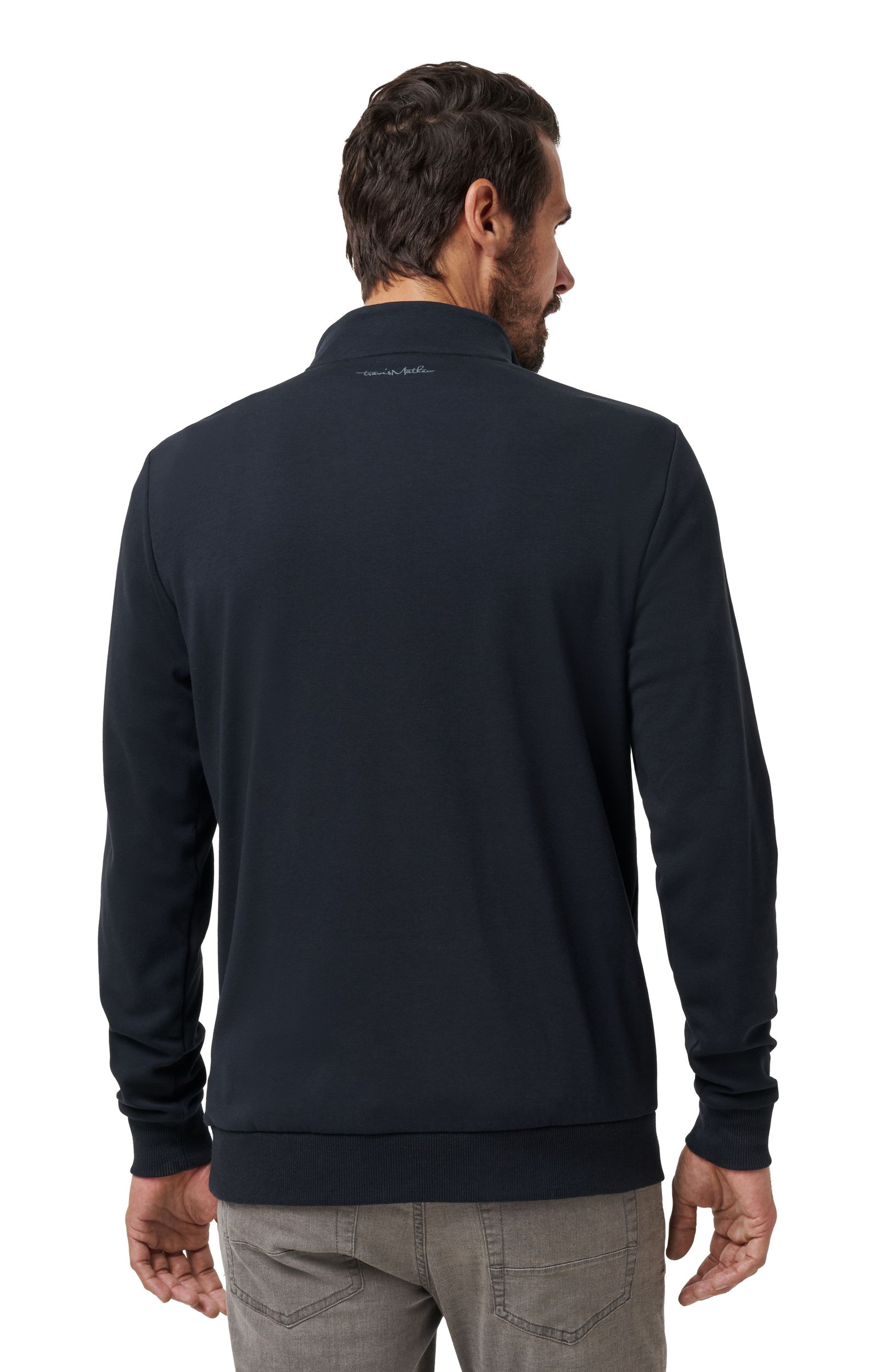 TravisMathew Men's Cloud 2.0 Quarter Zip Long Sleeve Polo Top