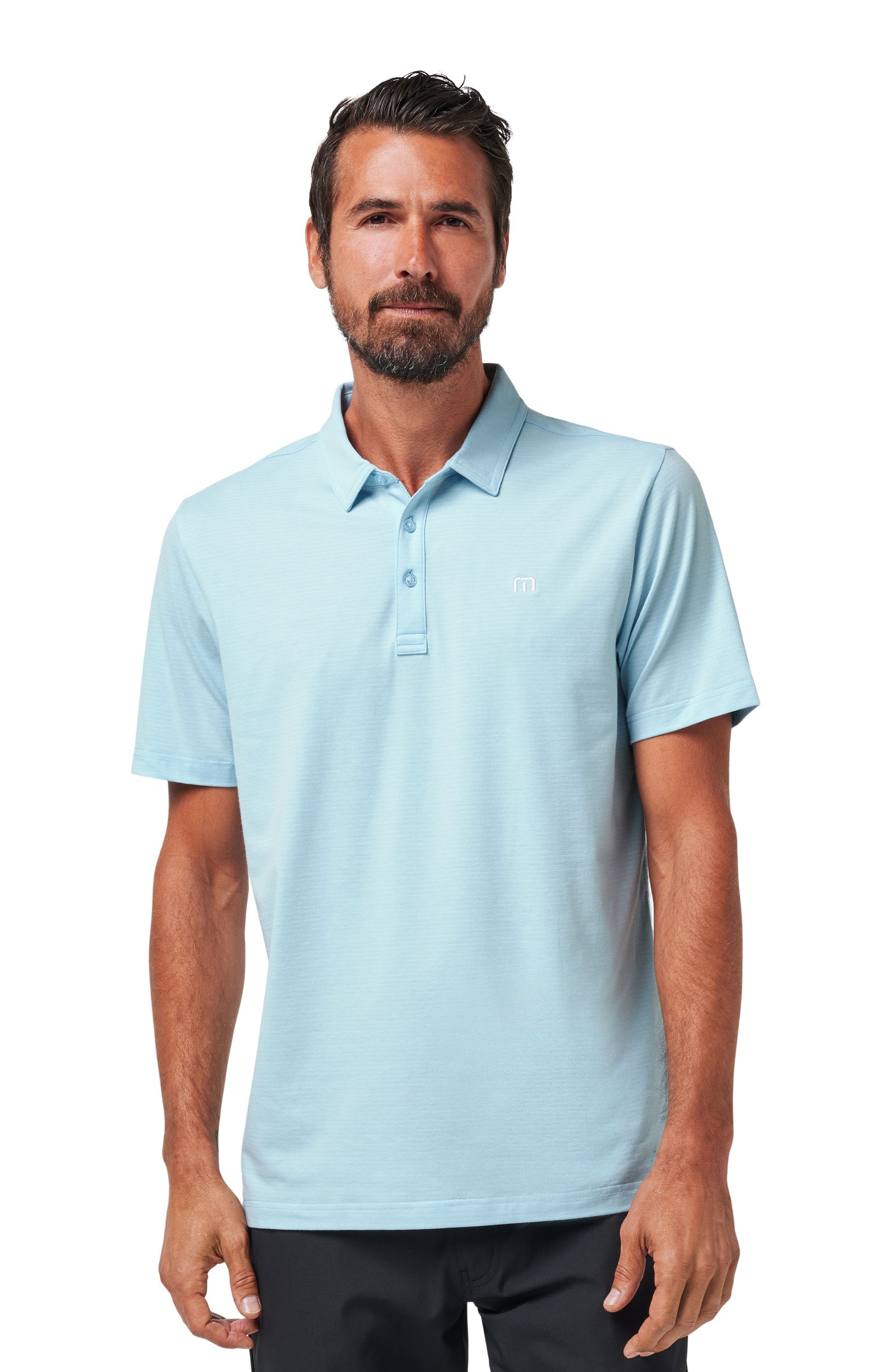 TravisMathew Men's The Heater  Short Sleeve Golf Polo T Shirt
