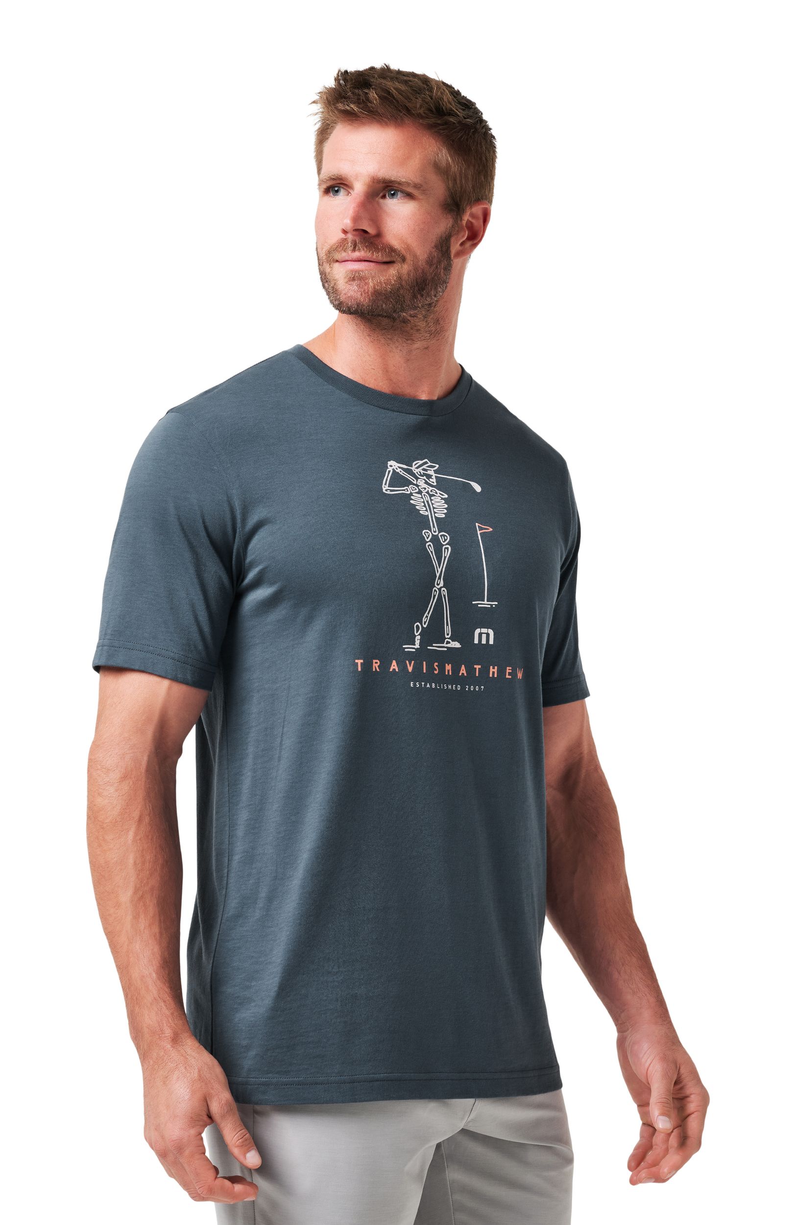 TravisMathew Men's Lost Swing Polo T-Shirt