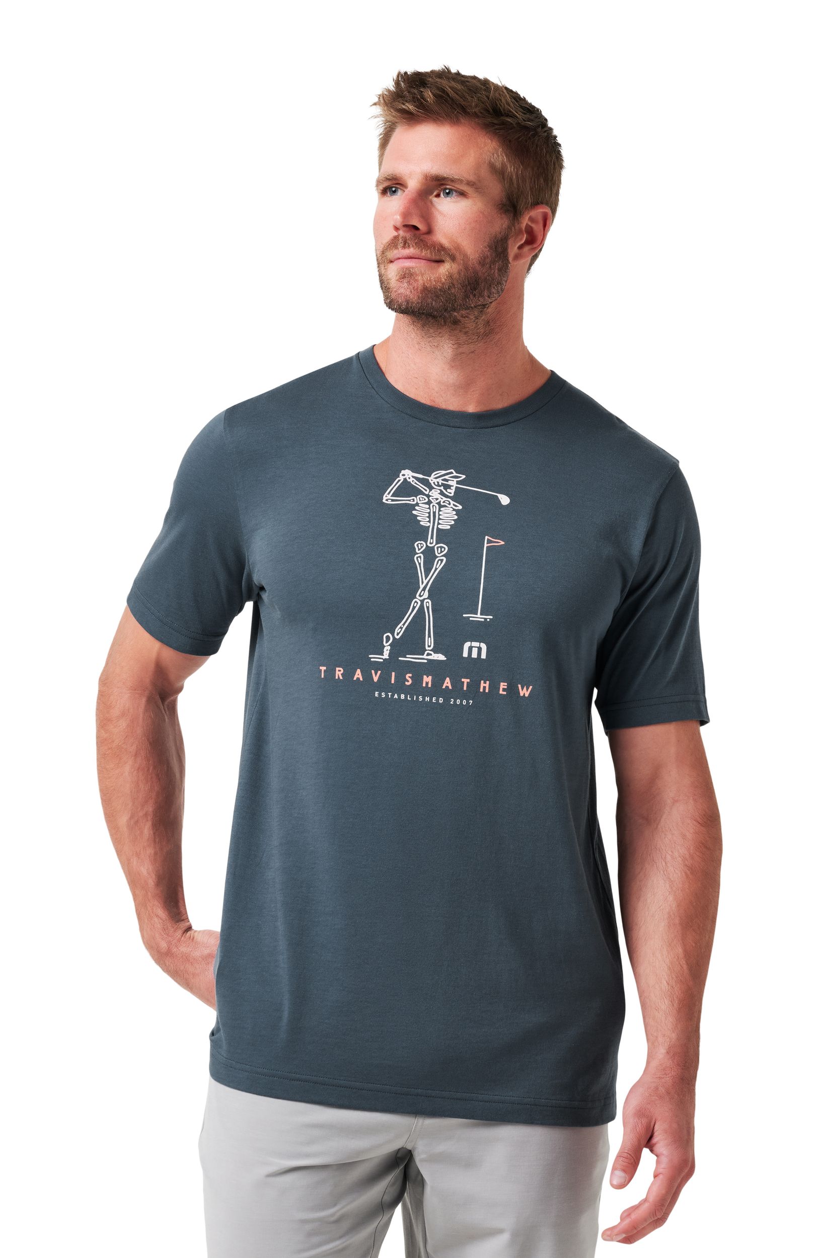 TravisMathew Men's Lost Swing Polo T-Shirt