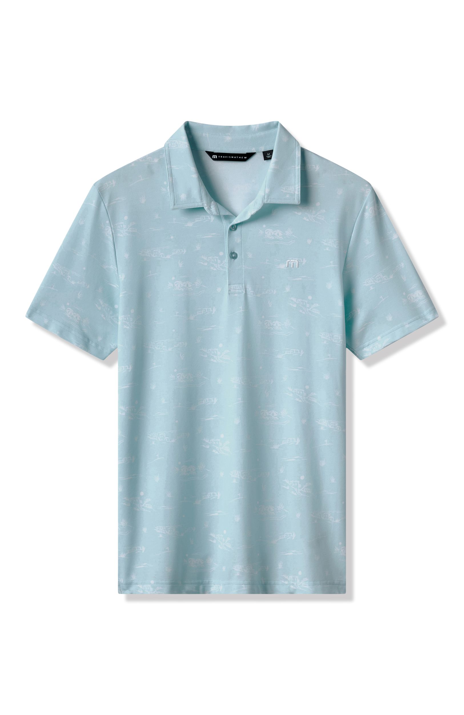 TravisMathew Men's Featherweight City Polo T Shirt