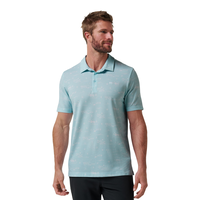 TravisMathew Men's Featherweight City Polo T Shirt Front_Flat