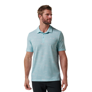 TravisMathew Men's Featherweight City Polo T Shirt
