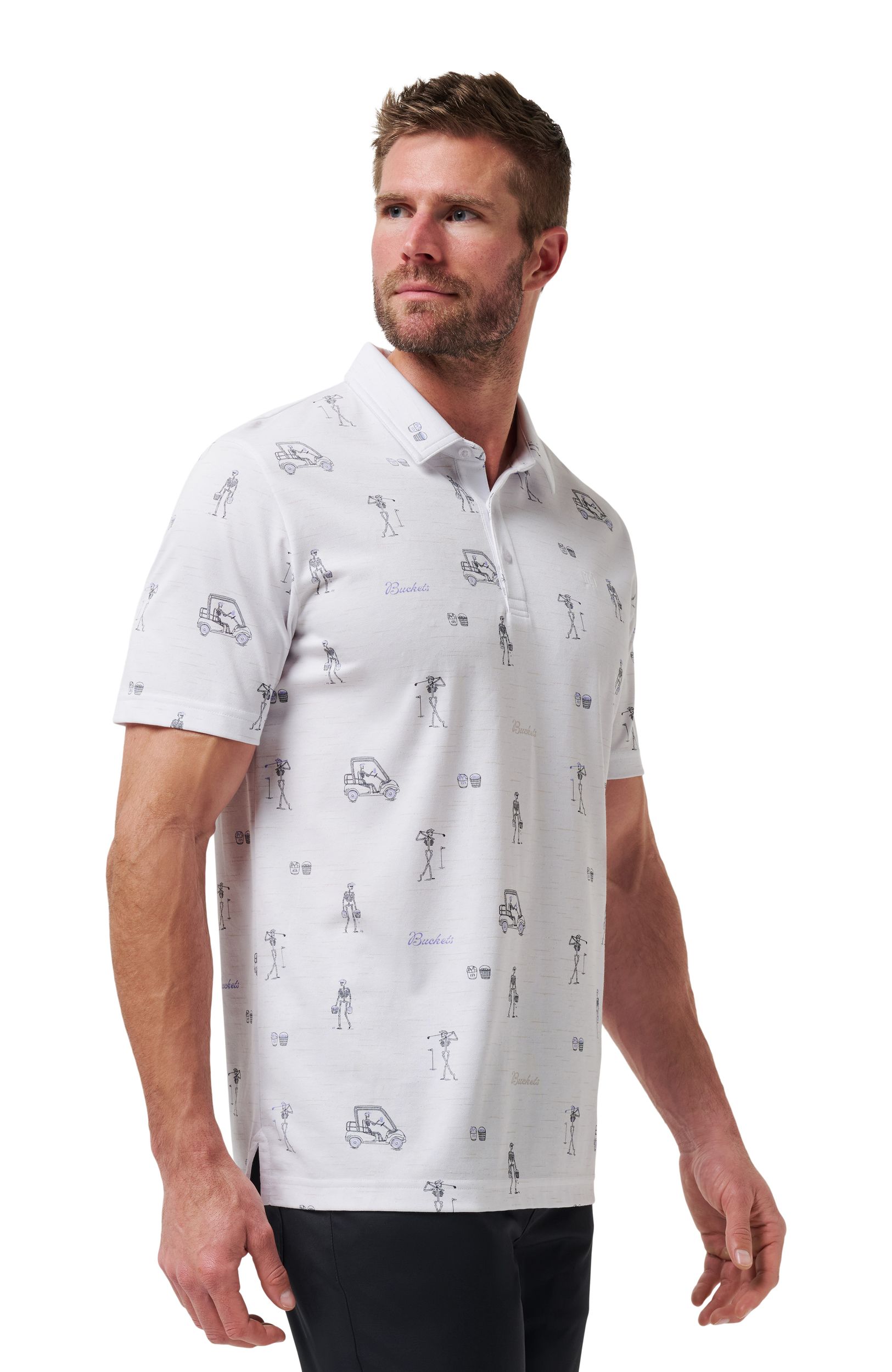 TravisMathew Men's Lost City Polo T Shirt