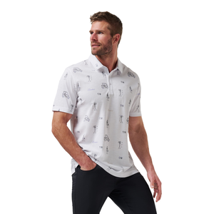 TravisMathew Men's Lost City Polo T Shirt