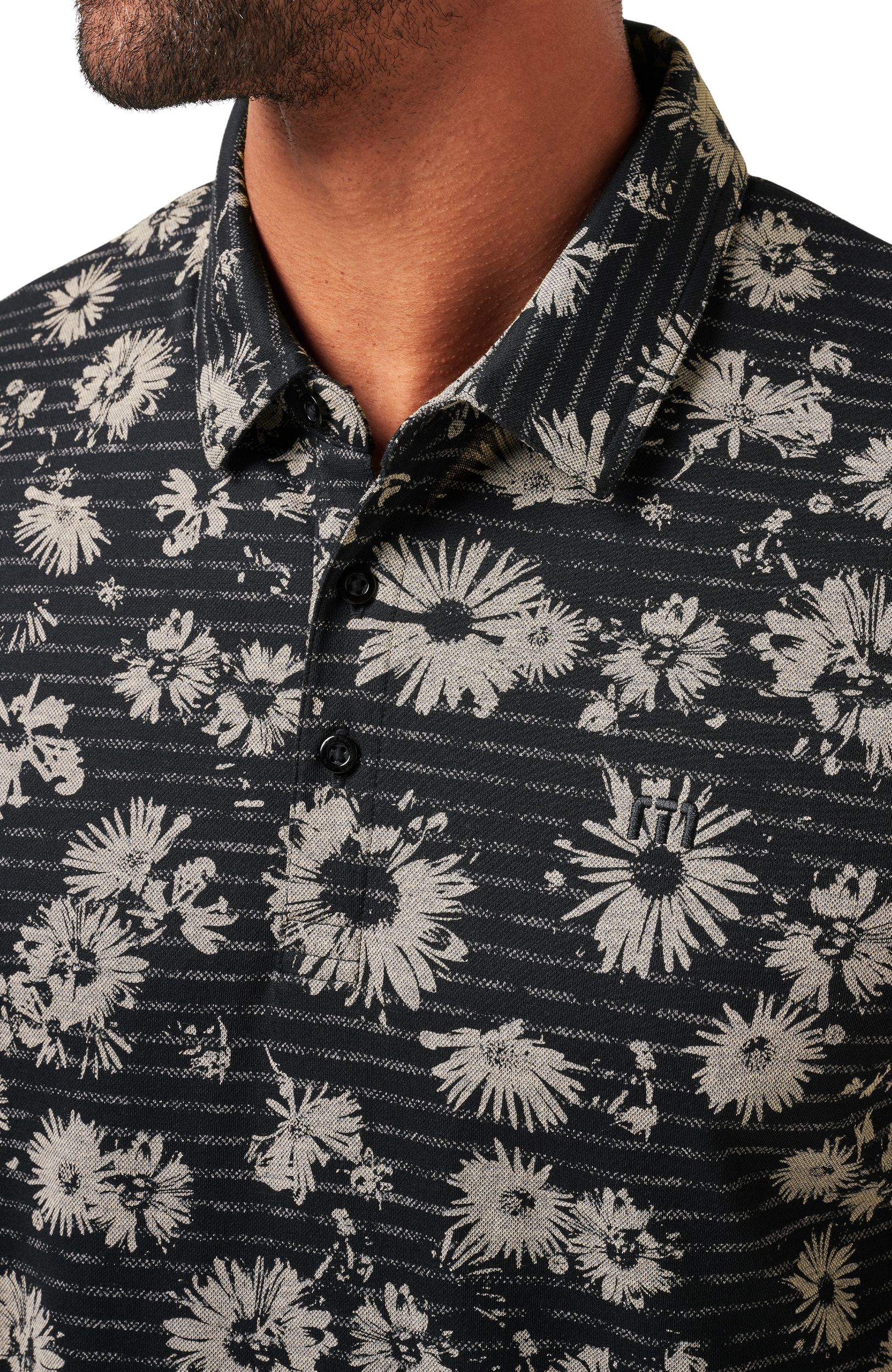 TravisMathew Men's Shaded Grove Polo T Shirt