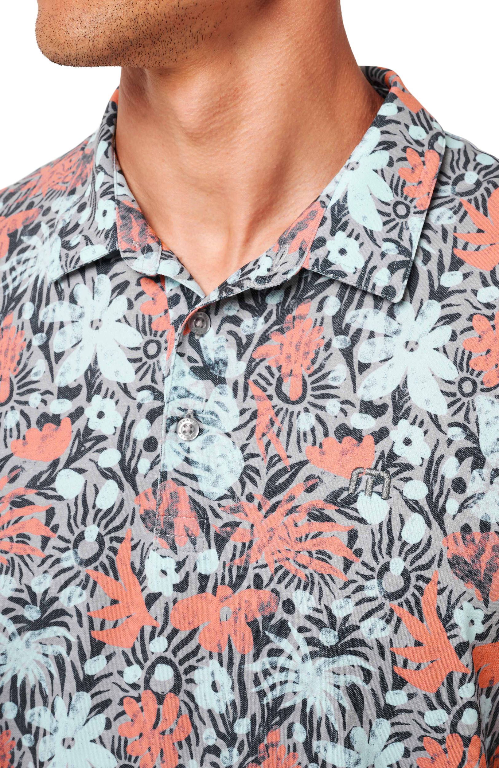 TravisMathew Men's Featherweight Sands Polo T-Shirt