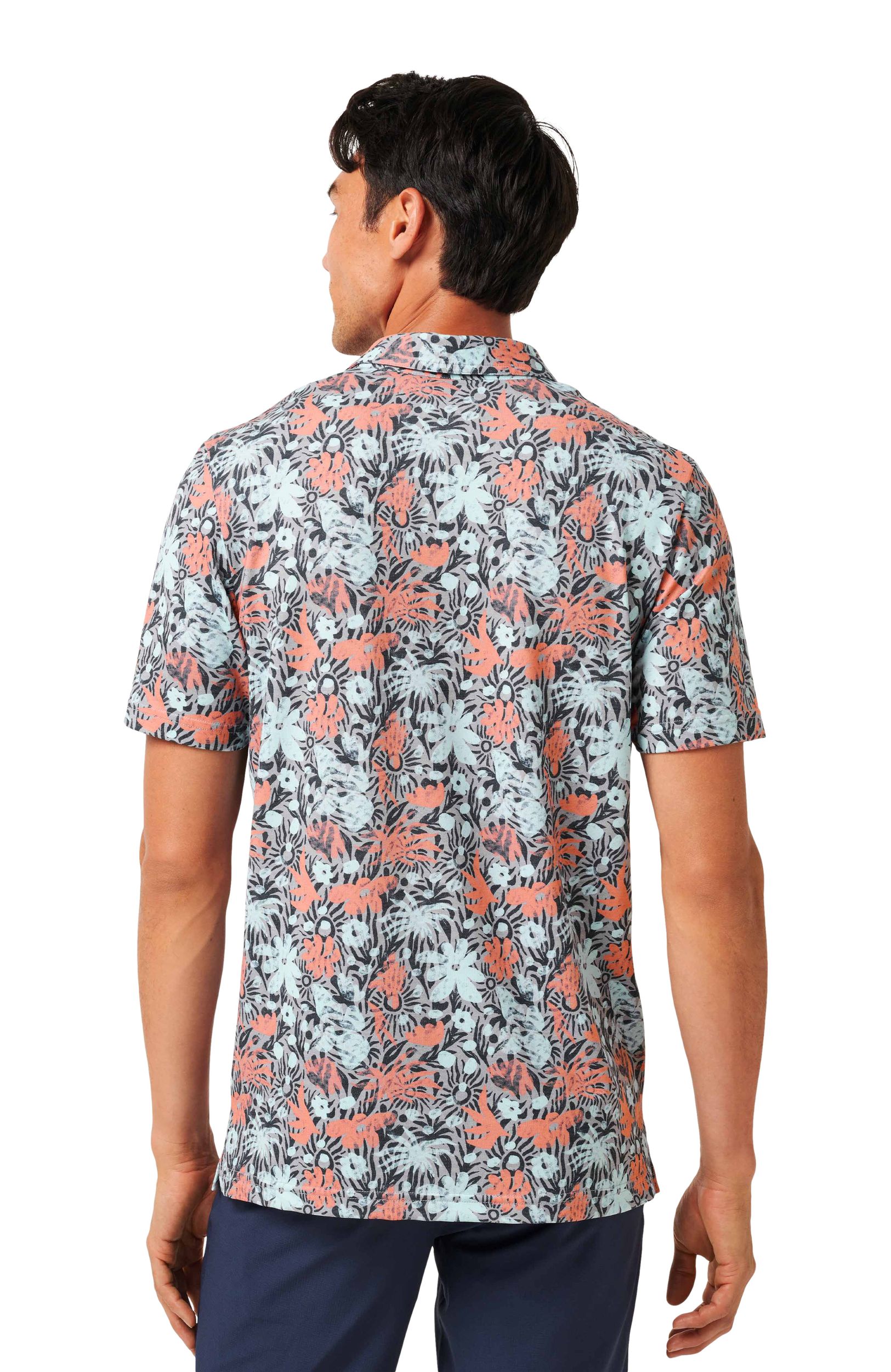 TravisMathew Men's Featherweight Sands Polo T-Shirt