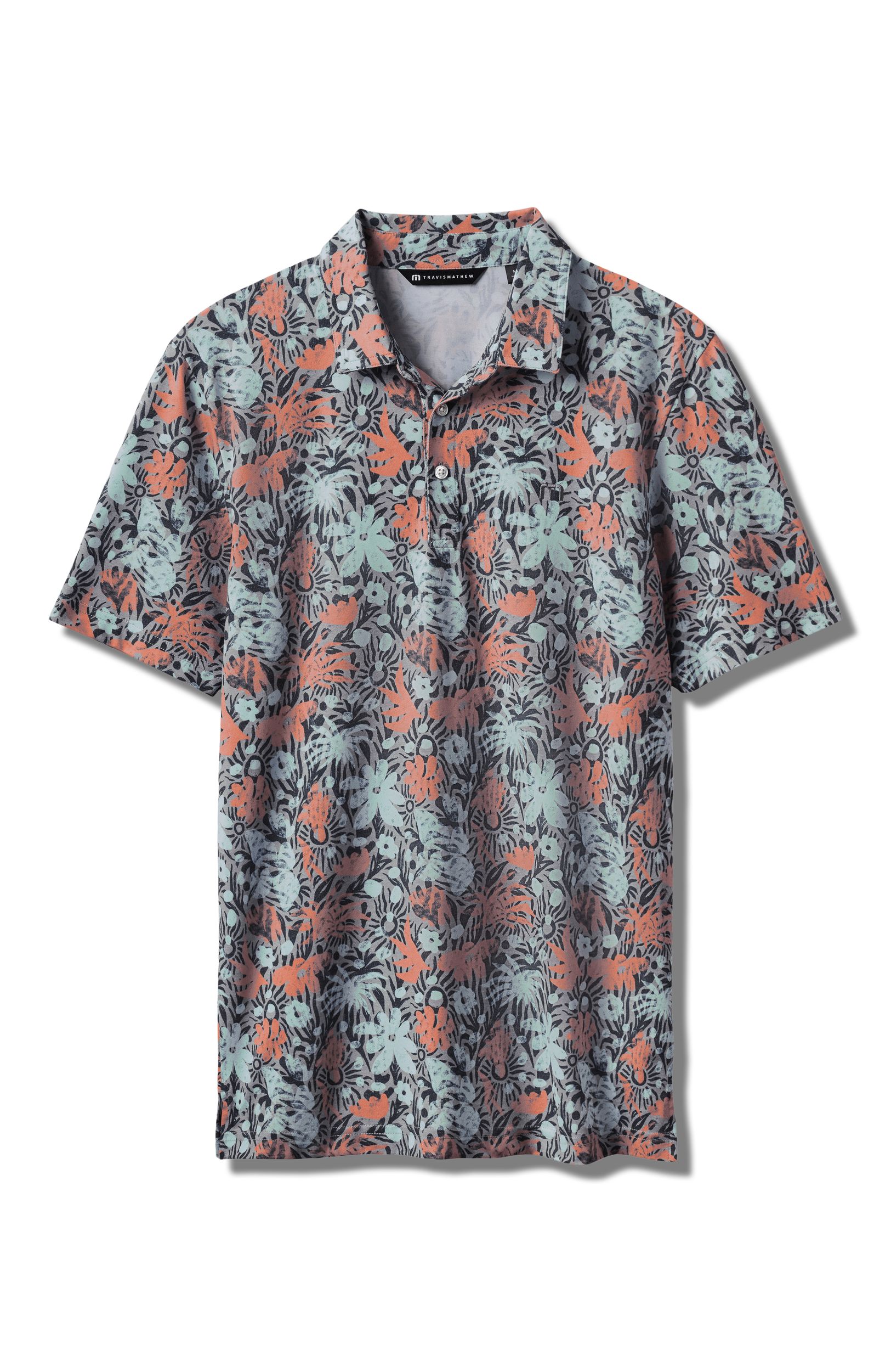 TravisMathew Men's Featherweight Sands Polo T-Shirt