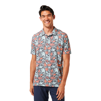 TravisMathew Men's Featherweight Sands Polo T-Shirt Front_Flat
