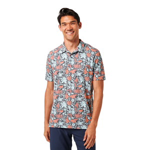 TravisMathew Men's Featherweight Sands Polo T-Shirt