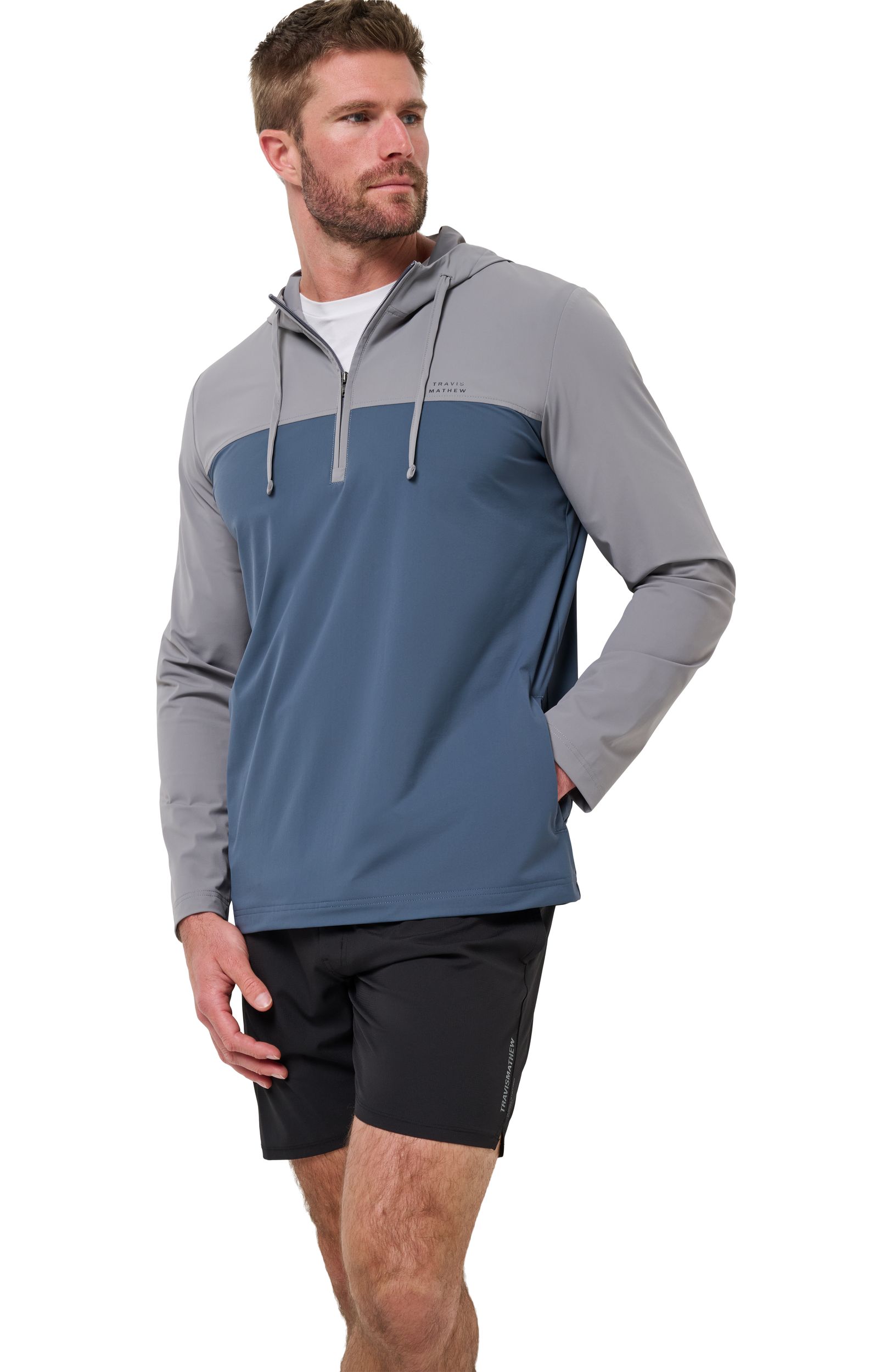 TravisMathew Men's Rail Transport Pullover Hoodie