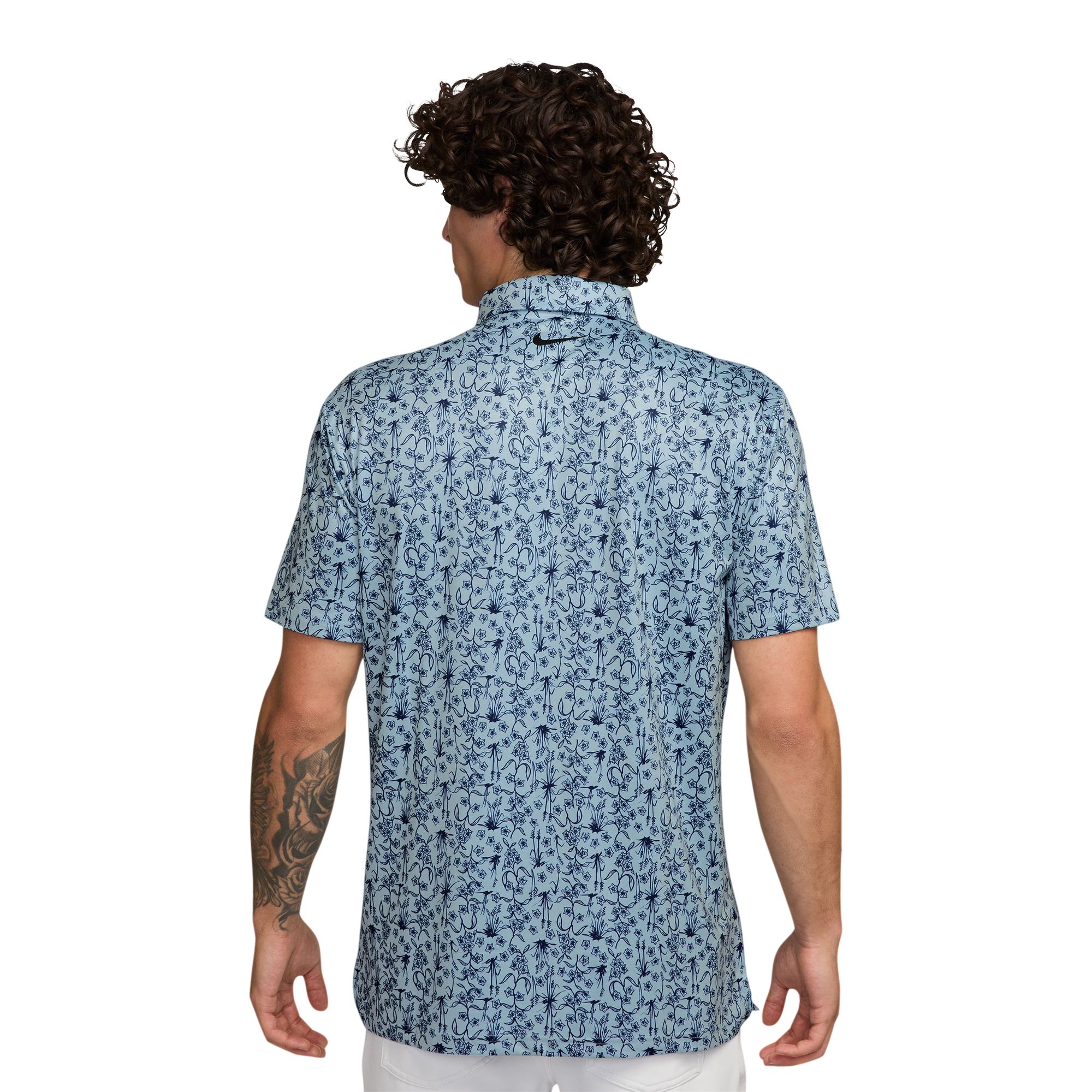 Nike Golf Men's Dri-FIT Tour Poa Print Polo T Shirt