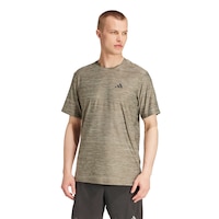 adidas Men's Train Essentials Stretch Training T Shirt Front_Angled_Left