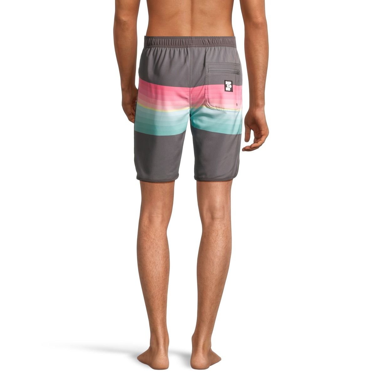 Ripzone Men's Rylan Striped 19 Inch Swim Trunks