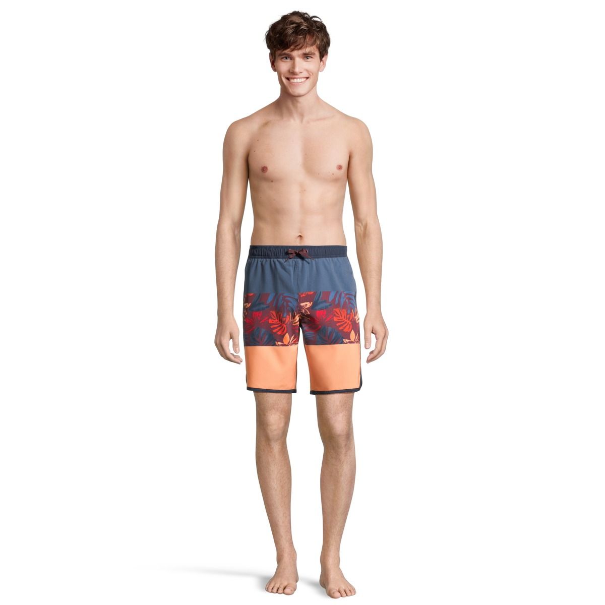 Ripzone Men's Rylan Striped 19 Inch Swim Trunks