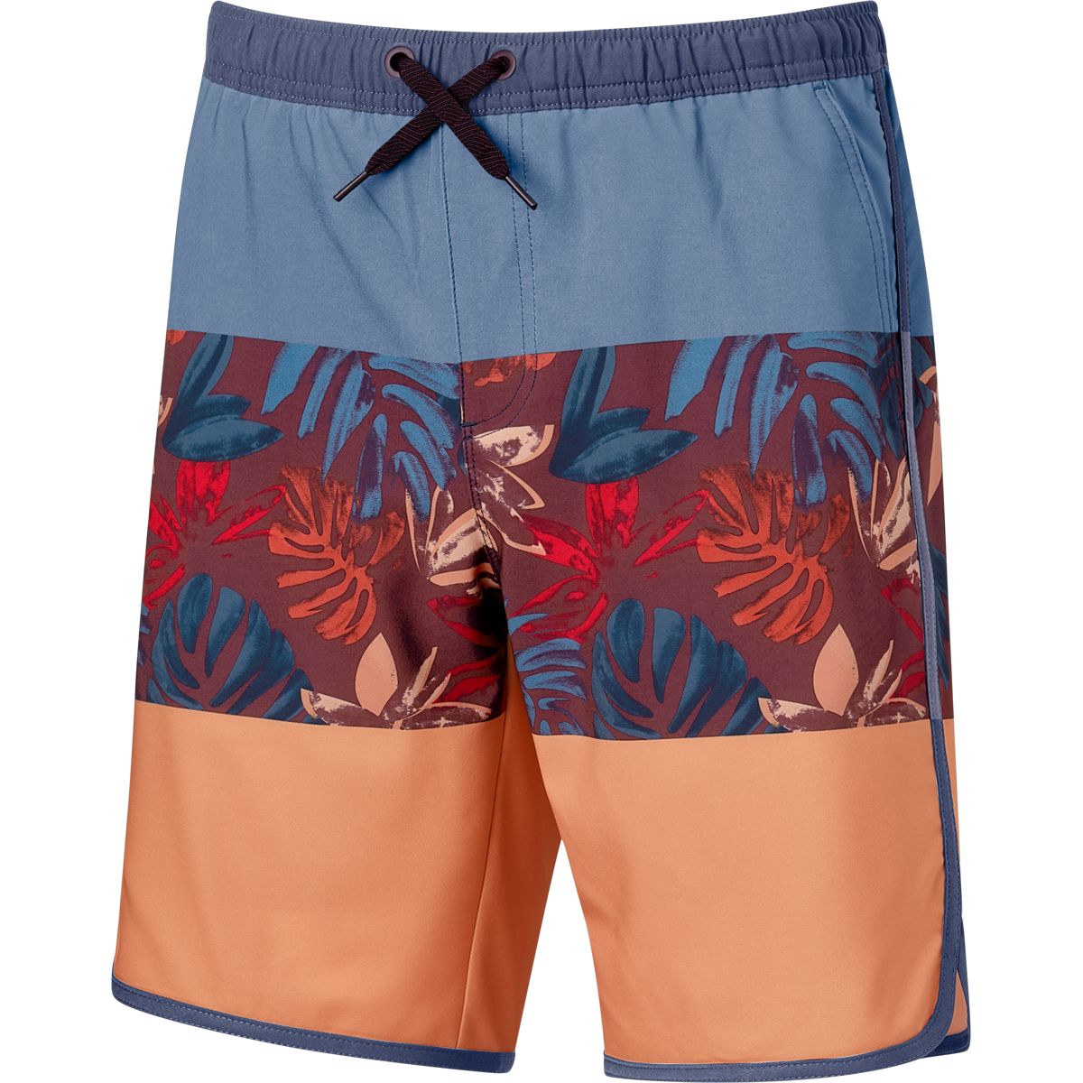 Ripzone Men's Rylan Striped 19 Inch Swim Trunks