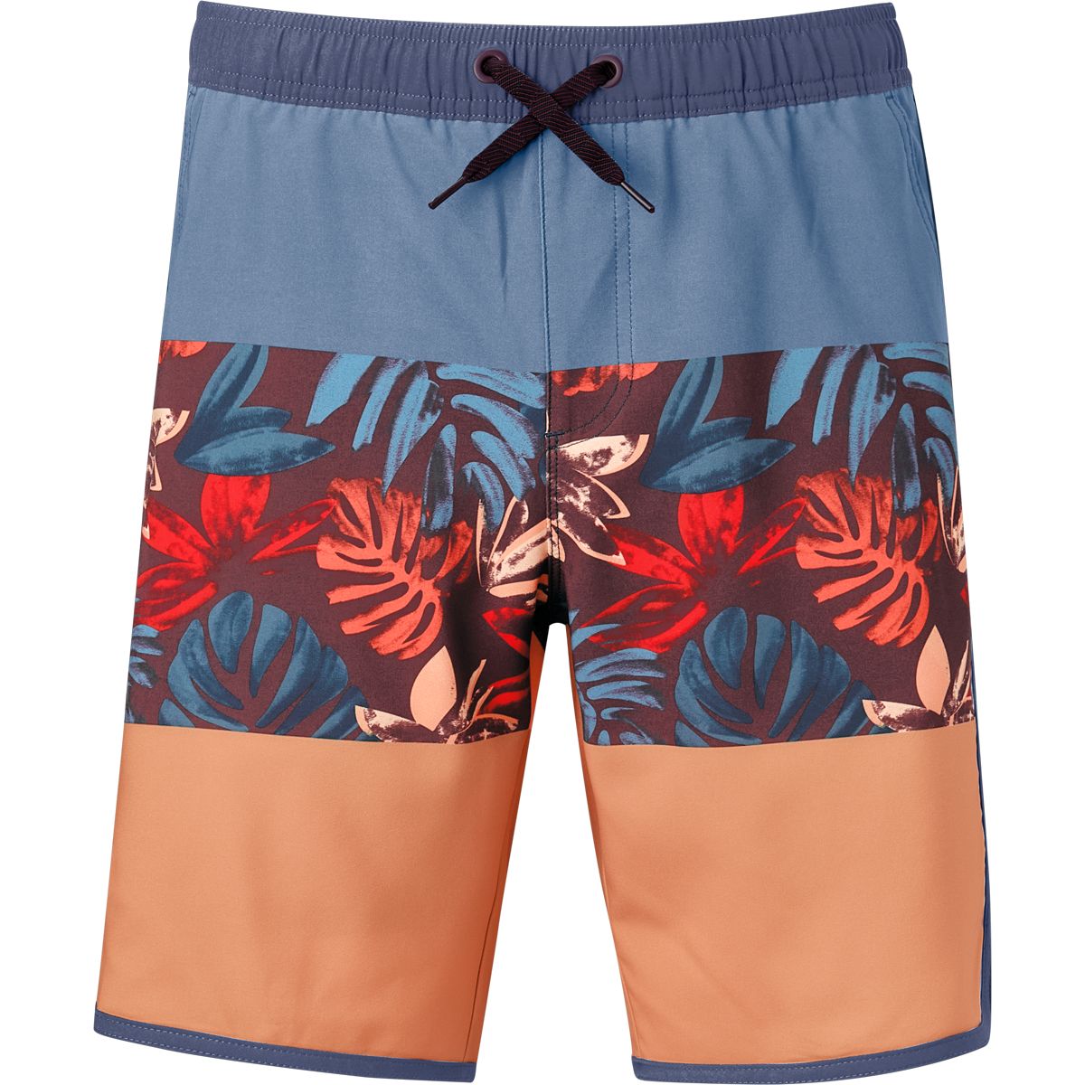 Ripzone Men's Rylan Striped 19 Inch Swim Trunks