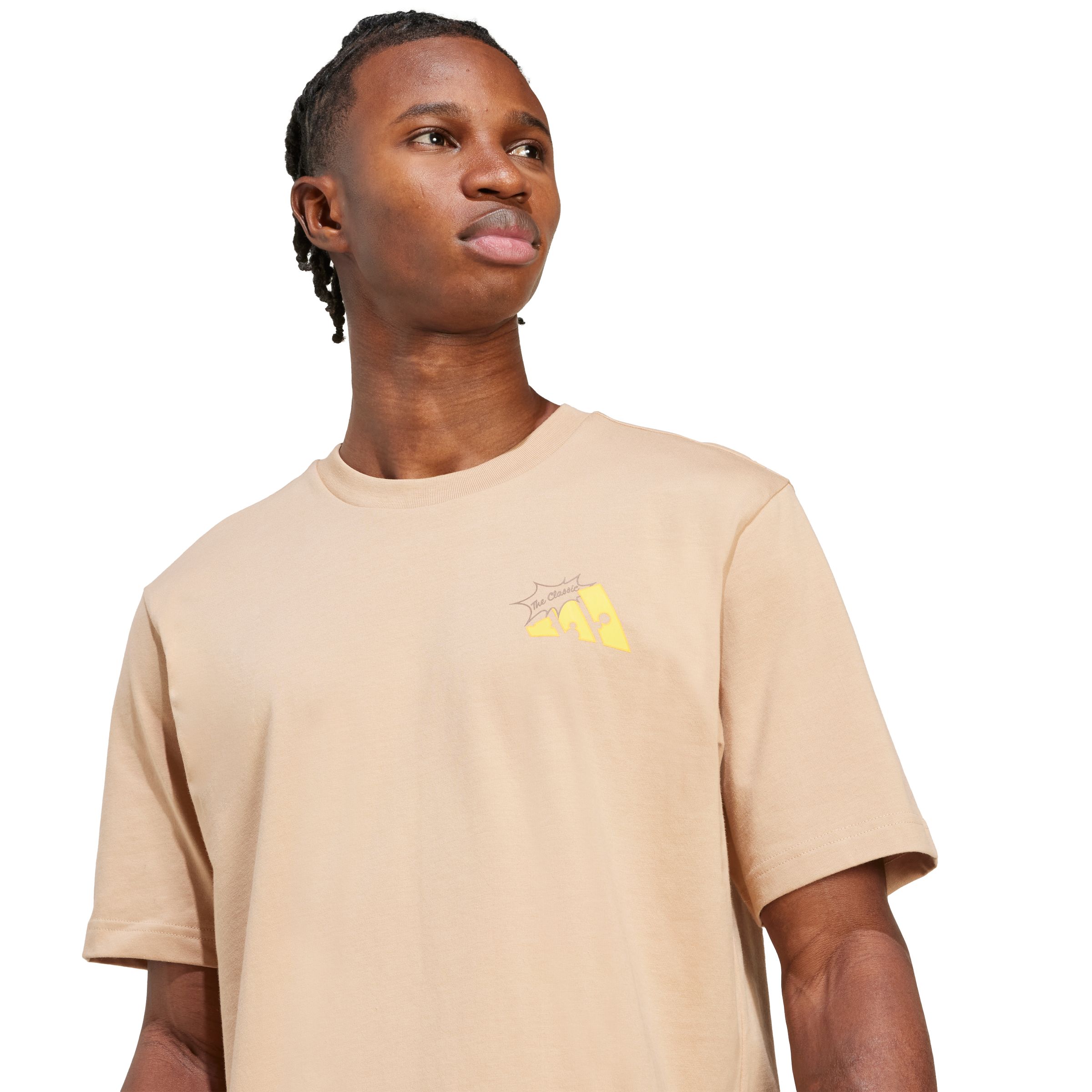 adidas Men's Sportswear Cheese Stripe T Shirt