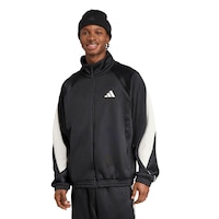adidas Men's Sportswear Stadium Track Jacket Front_Angled_Left