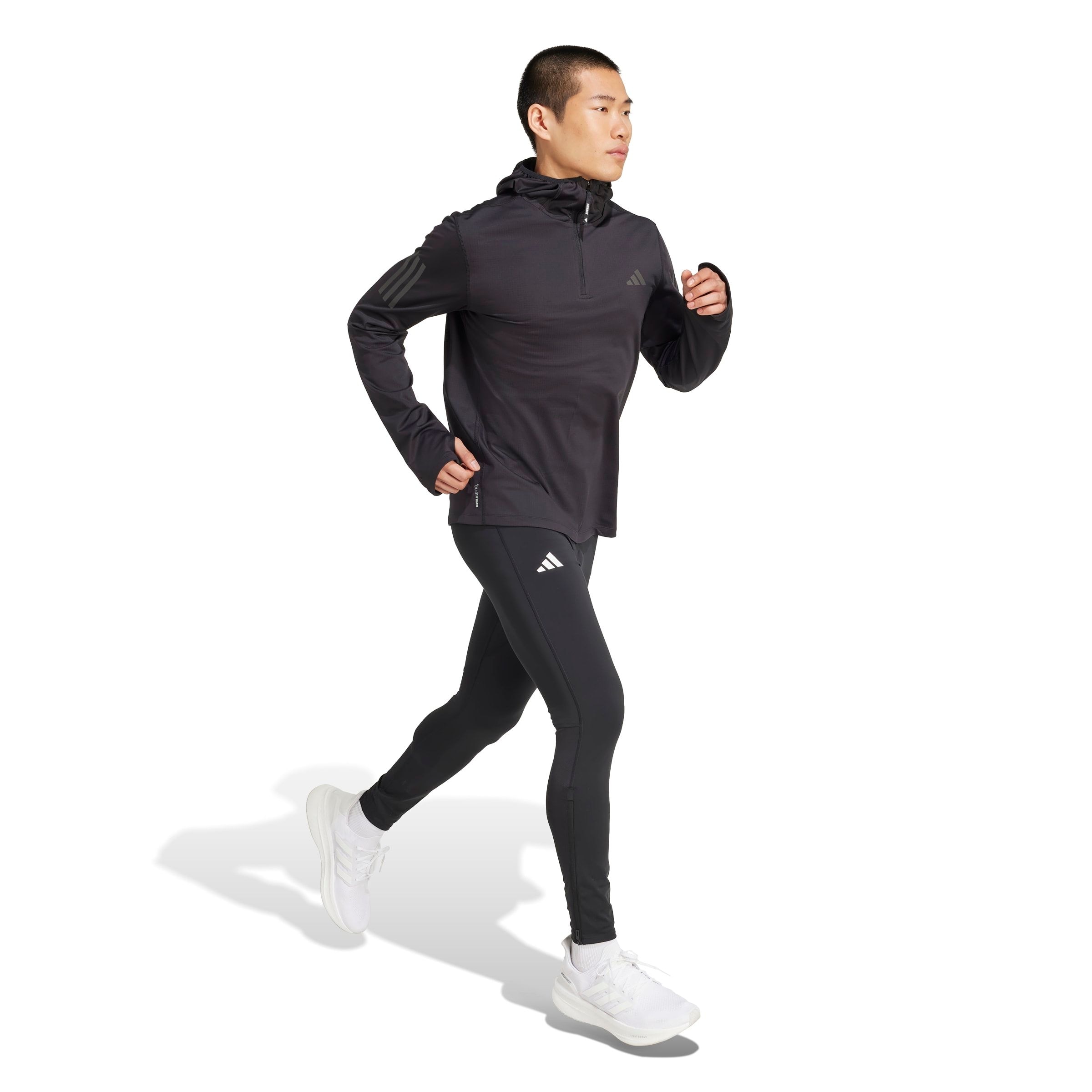 adidas Men's Own The Run Base Half-Zip Running Hoodie