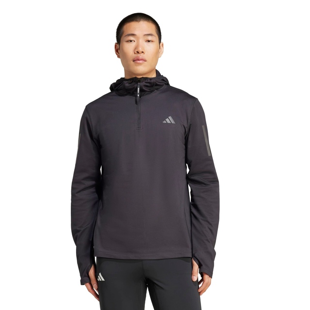 adidas Men's Own The Run Base Half-Zip Running Hoodie