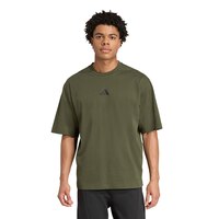 adidas Men's Oversized Gym Shirt Front_Flat