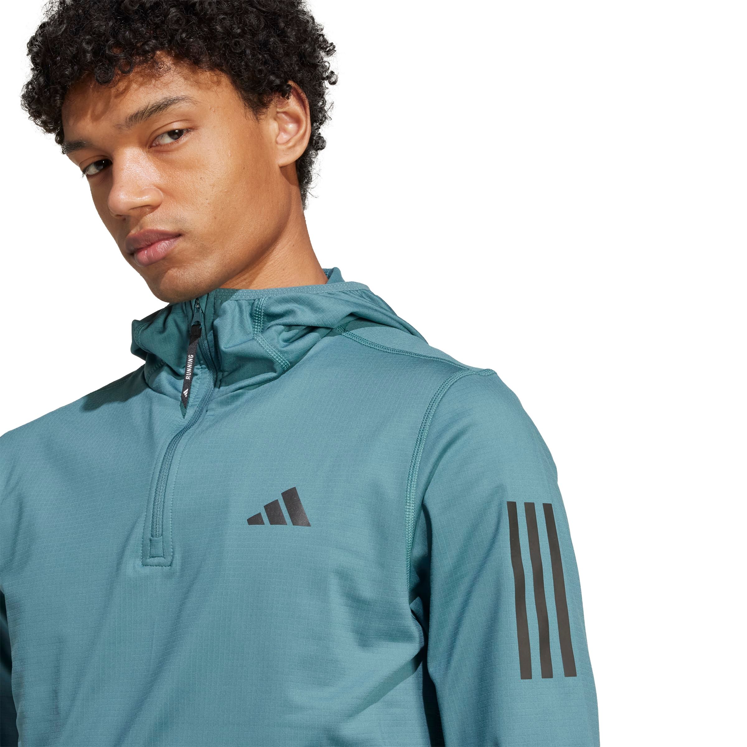 adidas Men's Own The Run Base Half-Zip Running Hoodie