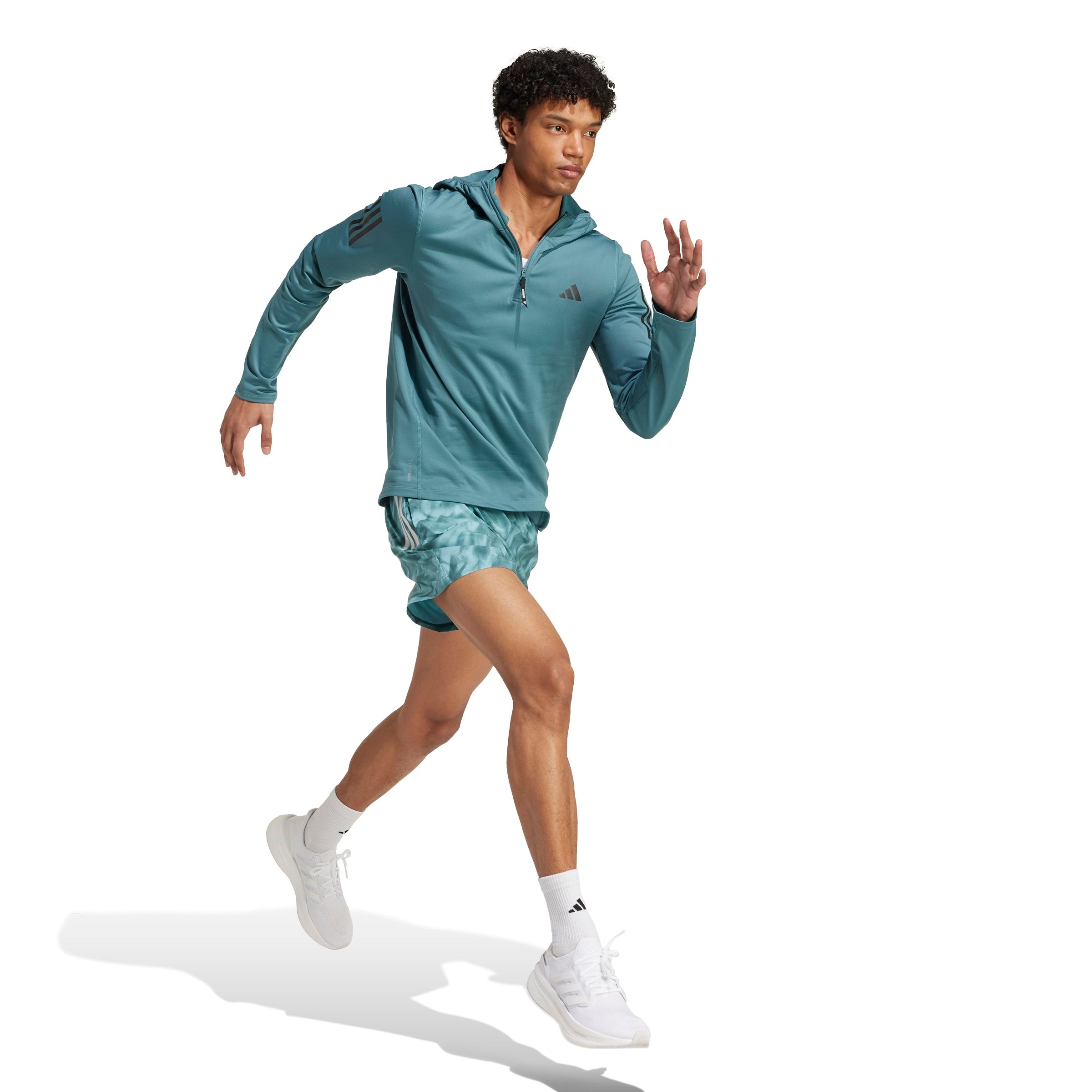 adidas Men's Own The Run Base Half-Zip Running Hoodie