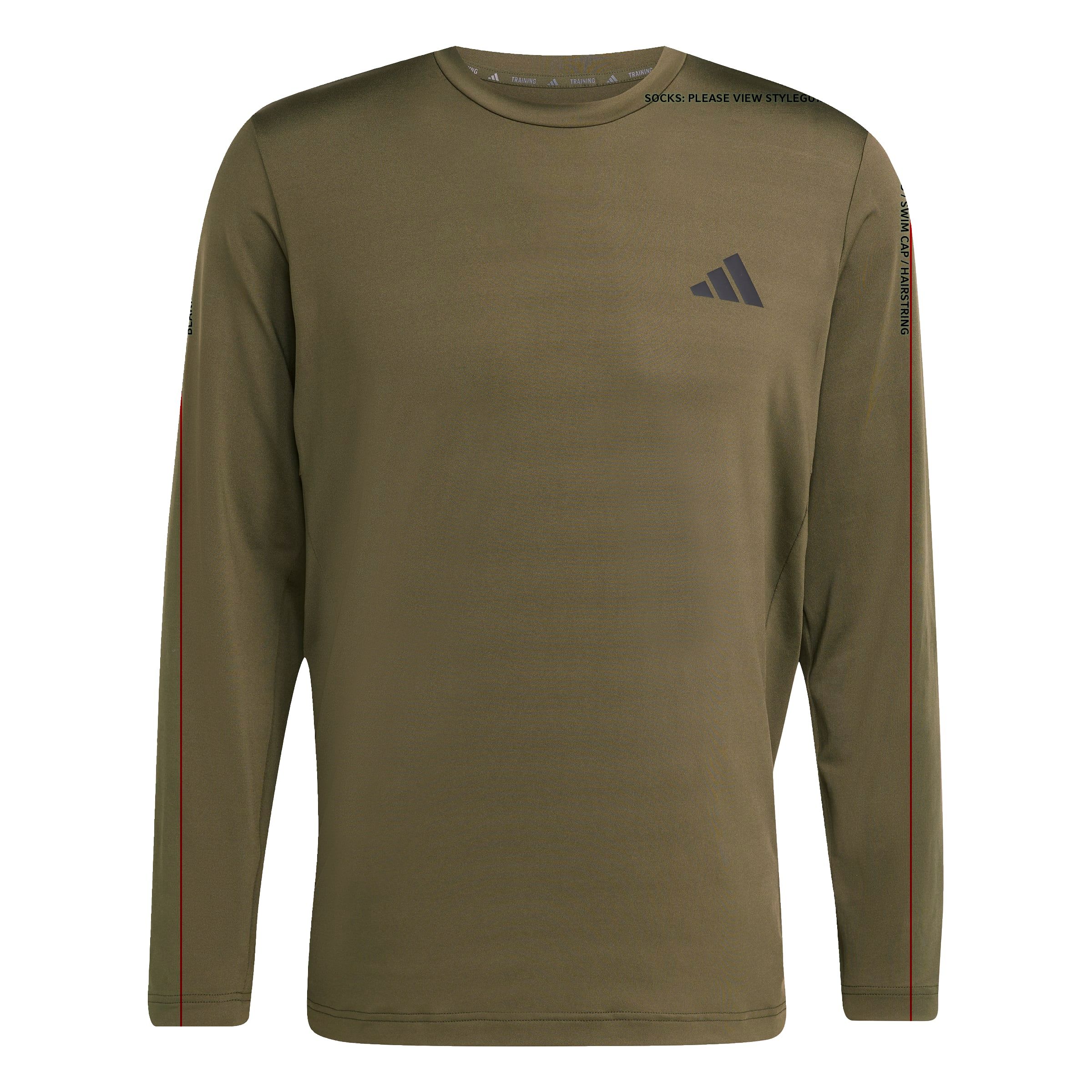 adidas Men's Extended Size TR Stretch Long Sleeve T Shirt