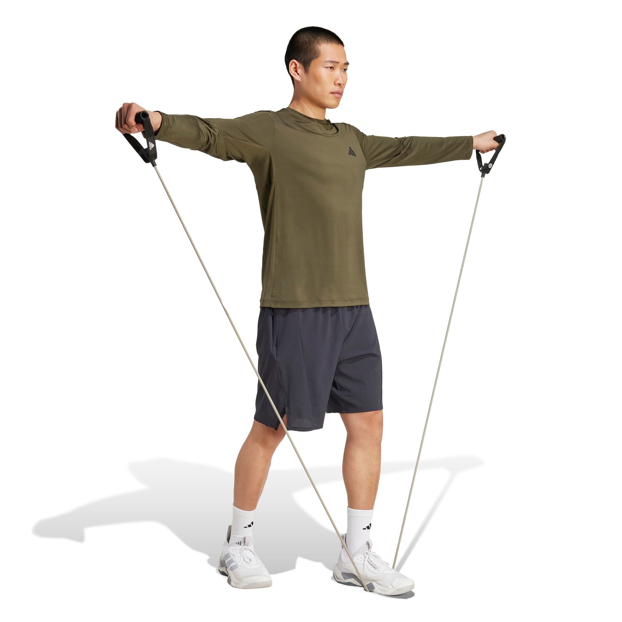 adidas Men's Extended Size TR Stretch Long Sleeve T Shirt