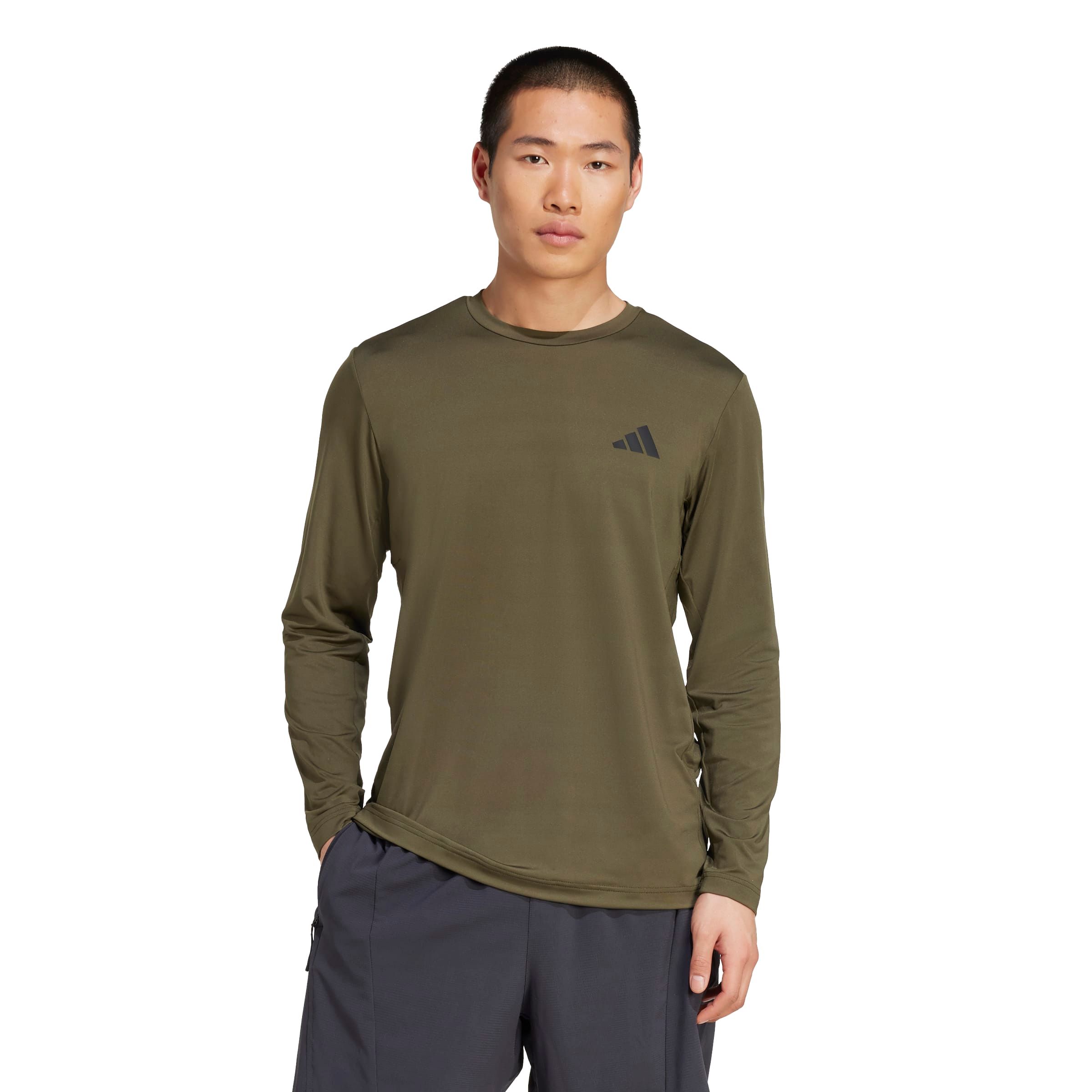 adidas Men's Extended Size TR Stretch Long Sleeve T Shirt