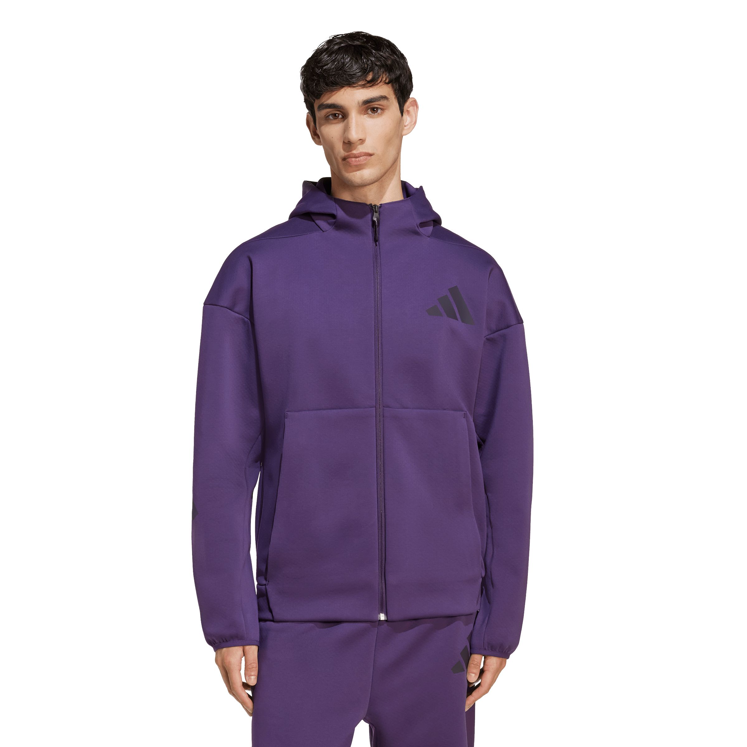 adidas Men's New Z.N.E. Full Zip Hooded Track Jacket