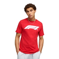 PUMA X F1® Men's Essential Logo Short Sleeve Athletic T-shirt Front_Flat