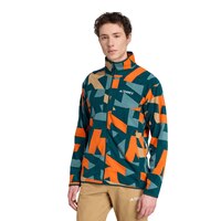 adidas Men's Terrex Multi All Over Print Fleece Full Zip Jacket Front_Angled_Left