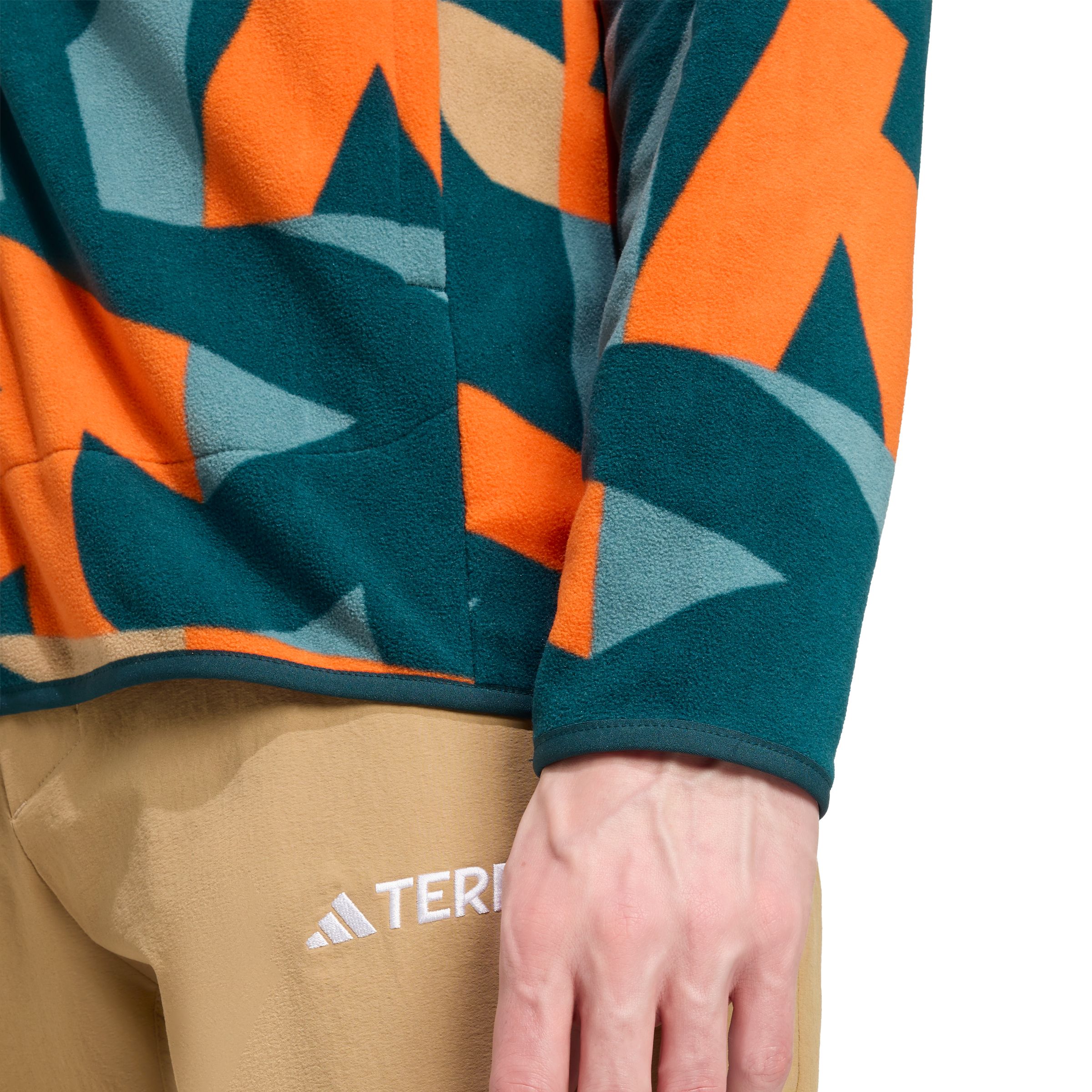 adidas Men's Terrex Multi All Over Print Fleece Full Zip Jacket