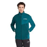 adidas Men's Terrex Multi Full Zip Jacket Front_Flat