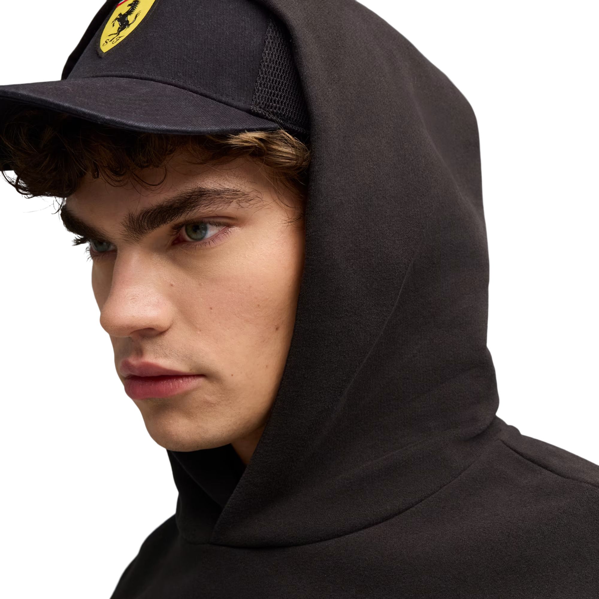 PUMA Men's Ferrari Shield Pullover Hoodie