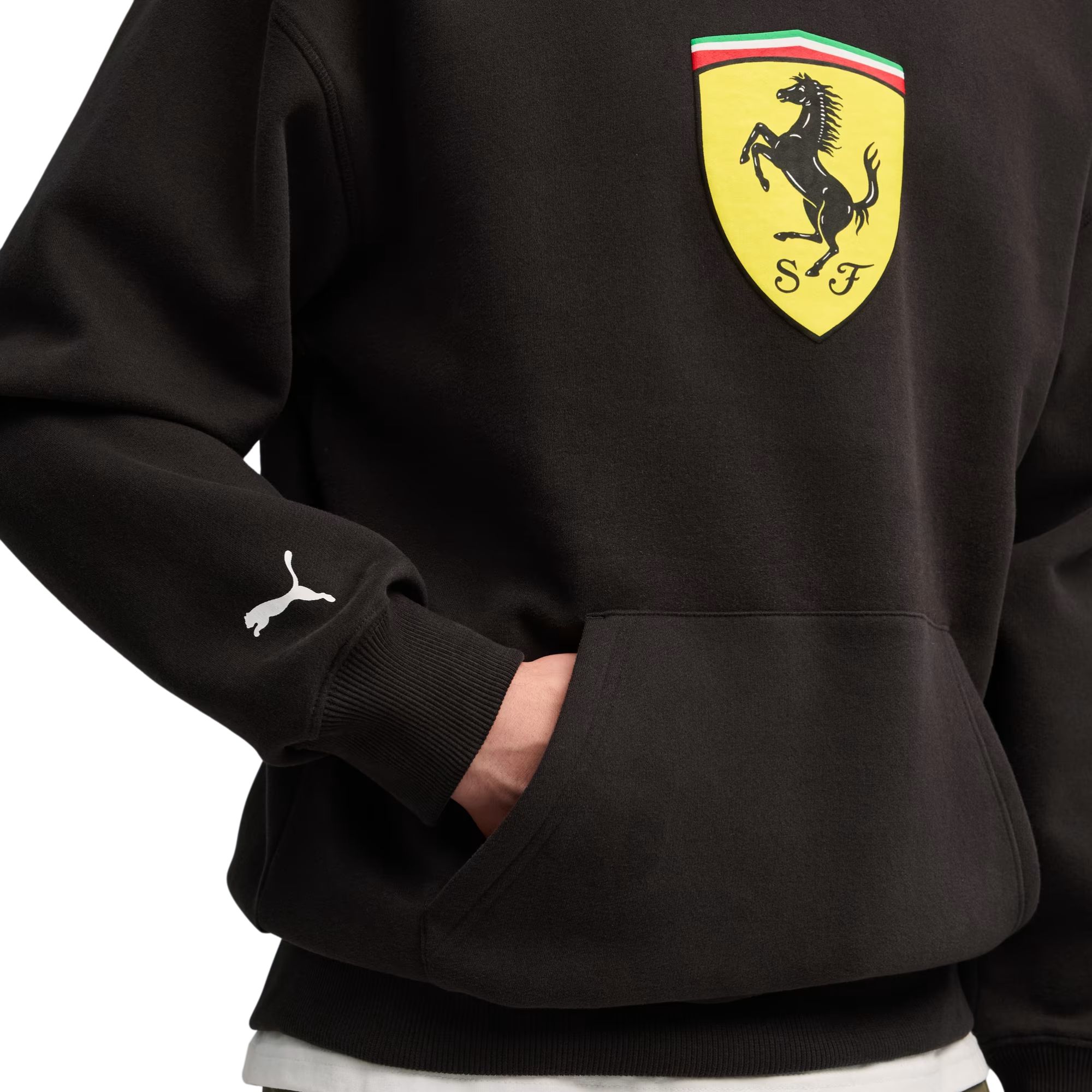 PUMA Men's Ferrari Shield Pullover Hoodie