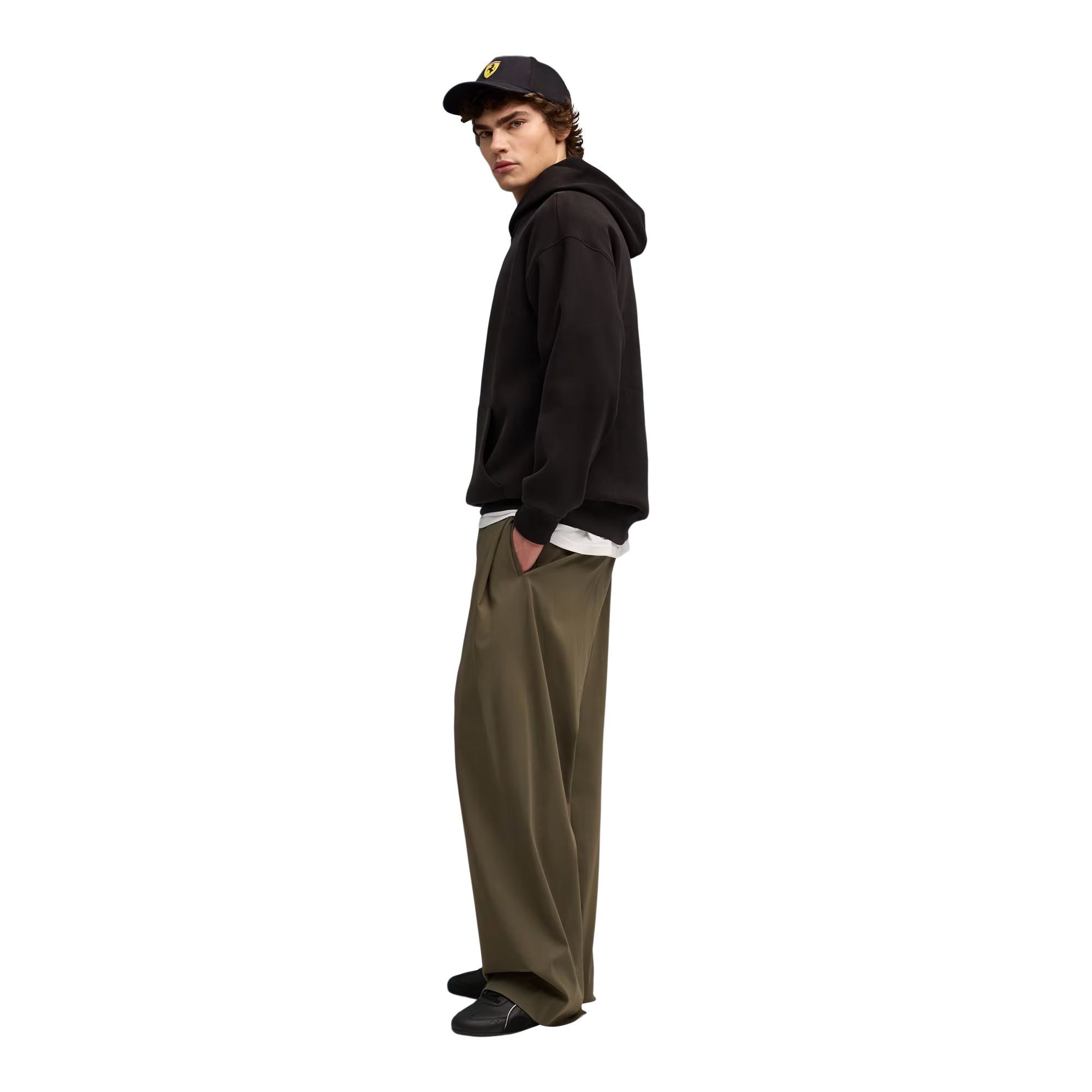 PUMA Men's Ferrari Shield Pullover Hoodie