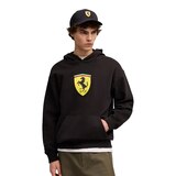 PUMA Men's Ferrari Shield Pullover Hoodie Front_Flat
