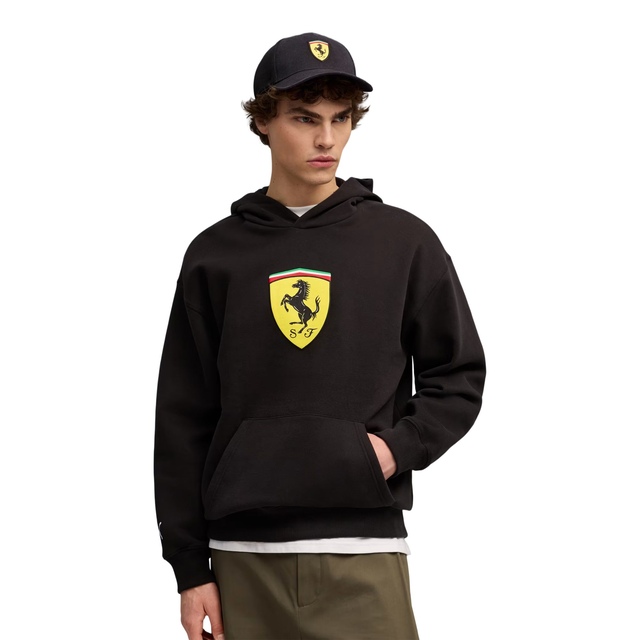 PUMA Men's Ferrari Shield Pullover Hoodie