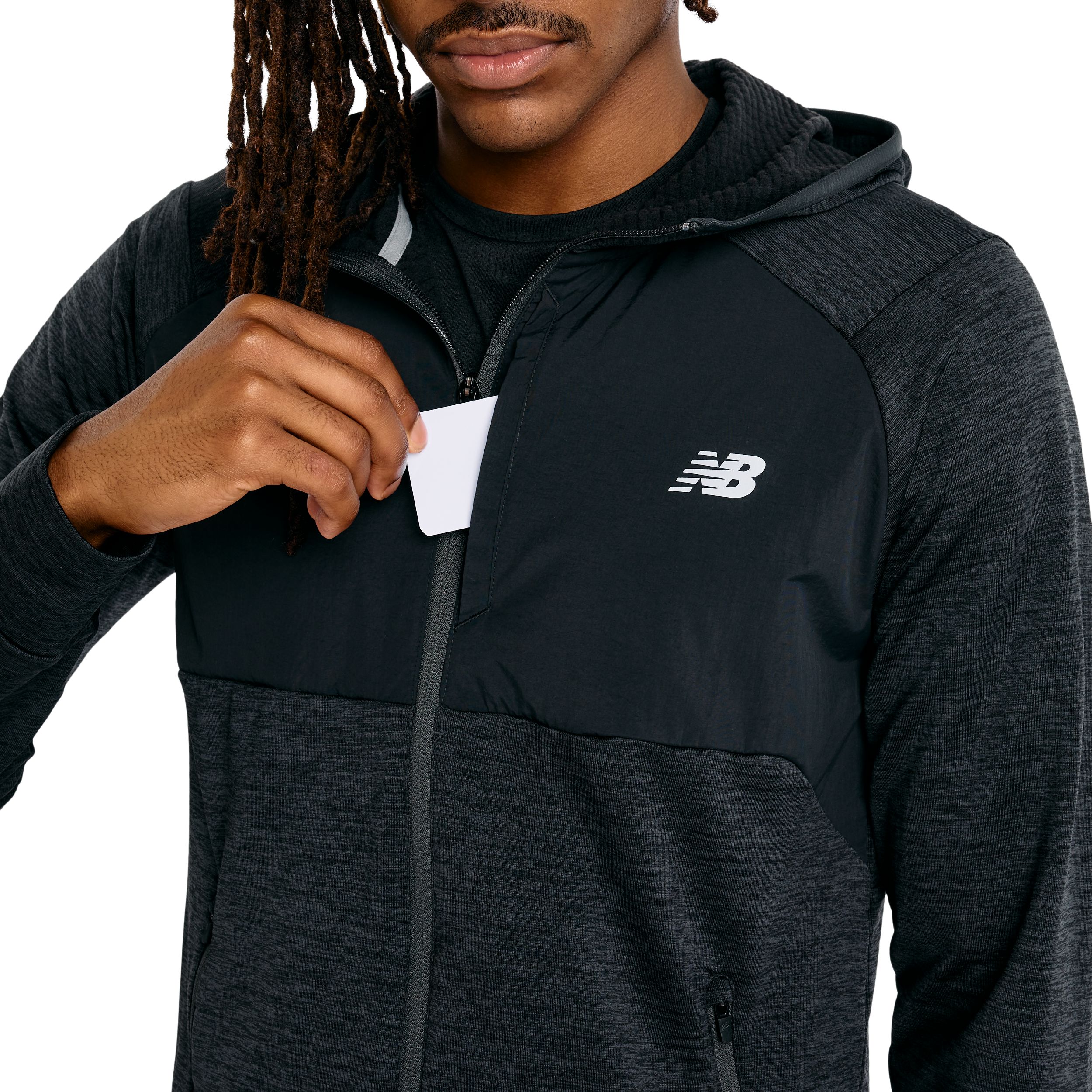 New Balance Men's Heat Grid Full Zip Hoodie