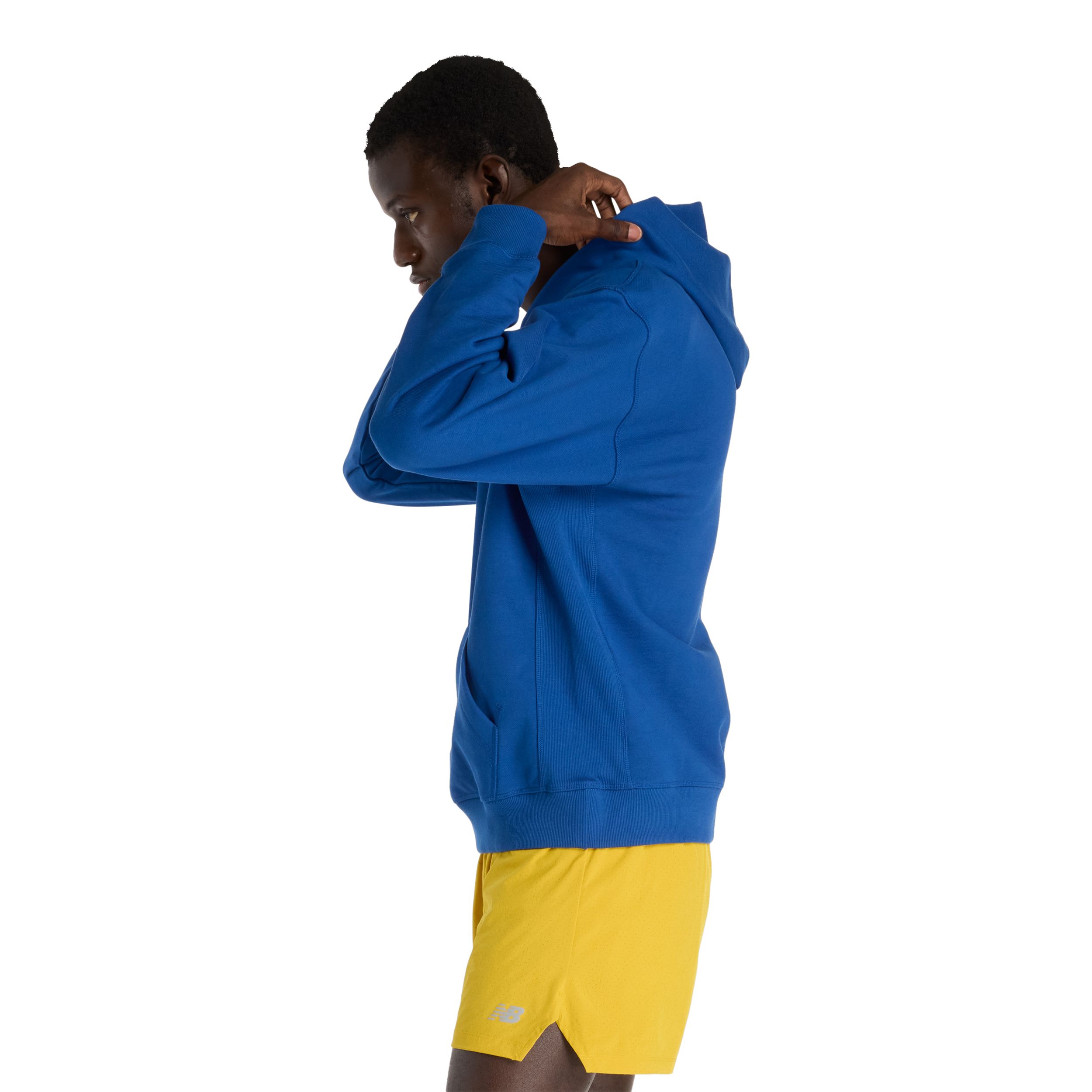 New Balance Men's Athletics French Terry Logo Pullover Hoodie